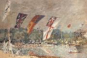 Alfred Sisley Regattas at Molesey oil painting